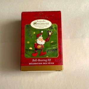 Hallmark ornament - Bell-bearing Elf